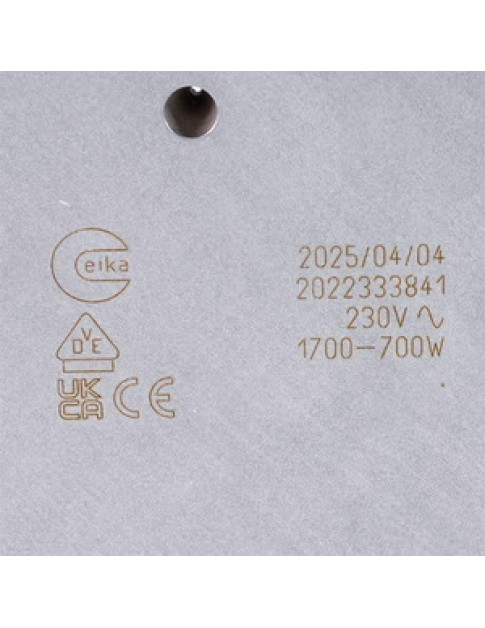 Конфорка для склокерамічної поверхні Gorenje 940219 1700/700W D=180/120mm