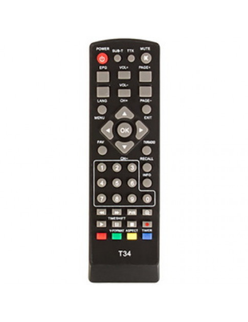 Пульт дистанційного керування для DVB-T2 World Vision T34