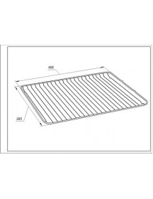 Решітка для духовки Electrolux 140286193010 466x385mm