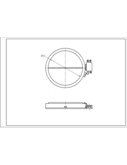 Конфорка для склокерамічної поверхні Gorenje 607618 2300W D=210mm