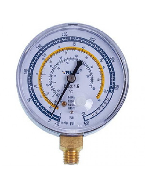 Манометр низького тиску EBL VALUE  (D корпусу=68mm, R404 R134 R410 R407)