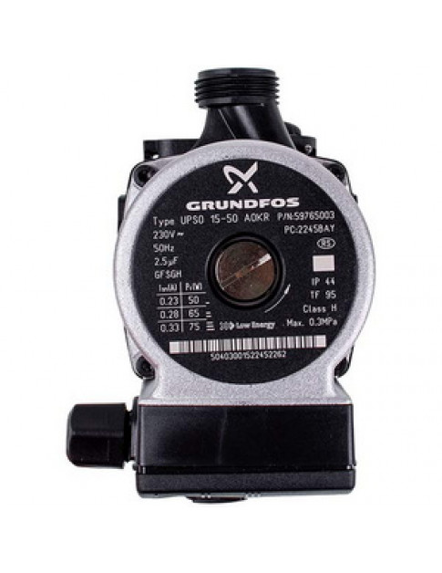 Насос циркуляційний у зборі Grundfos UPSO 15-50 75 Вт для газового котла Nobel 2-24 SE Plus 56696