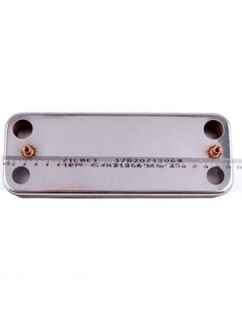 Теплообмінник пластинчастий ГВП (12 пластин) для газового котла Fondital Minocra, Nova Florida Nibir 6SCAMPIA07