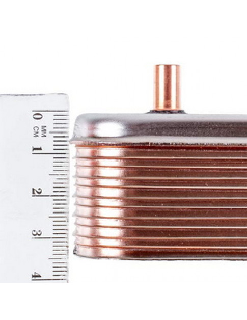 Теплообмінник пластинчастий ГВП (12 пластин) для газового котла Fondital Minocra, Nova Florida Nibir 6SCAMPIA07