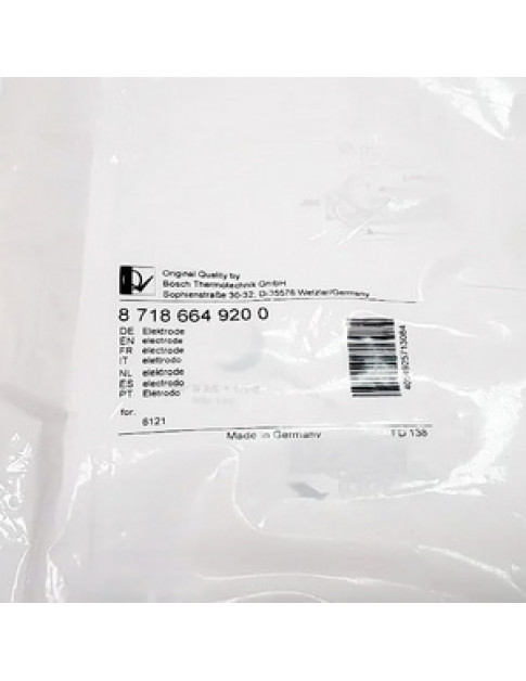 Електрод розпалу та іонізації для конденсаційного котла Junkers Cerapur, Bosch Condens 5000/7000 87186649200