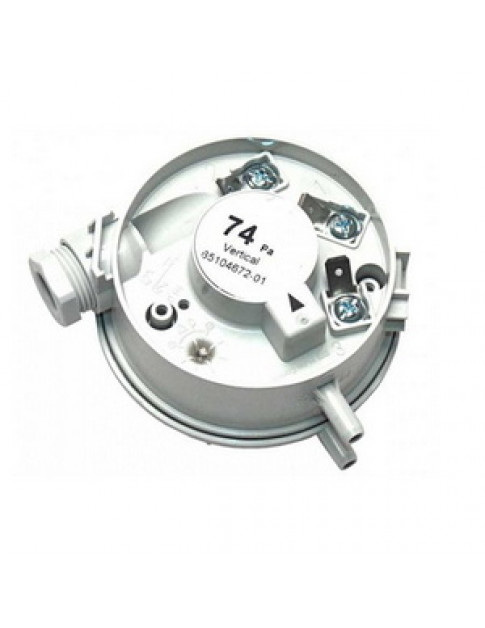 Реле тиску повітря (пресостат) 74 Па для газового котла Ariston Clas, Genus, Alteas 28-36 кВт 65104672-01