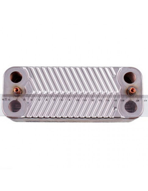 Теплообмінник пластинчастий ГВП Swep (16 пластин) для газового котла Immergas Eolo/Nike Mini, Major, Victrix 3.021693