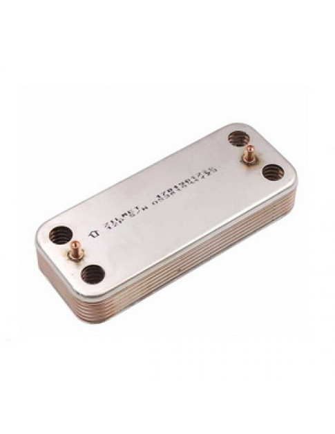 Теплообмінник пластинчастий ГВП Zilmet (12 пластин) для газового котла Italtherm City Class F/C/K, Roda Micra 515001743