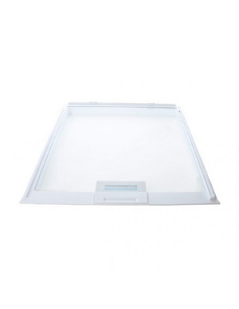 Полиця над ящиком для овочів у холодильник Siemens 11019562 560x580mm (скляна, з обрамленням)