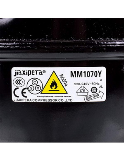 Компресор для холодильника JIAXIPERA MM1070Y R600a 82W (з пусковим реле)