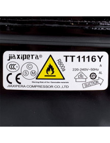 Компресор для холодильника JIAXIPERA TТ1116Y R600a 184W (з пусковим реле)
