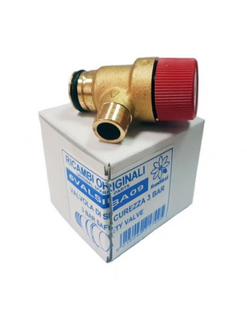 Запобіжний клапан 3 бар для газового котла Fondital Victoria, Panarea, Antea, Nova Florida Vela Compact, Delfis 6VALSIBA09