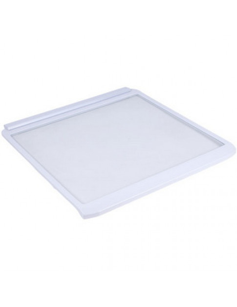 Полиця над ящиком для овочів у холодильник Samsung DA97-12318A 450x440mm (скляна, з обрамленням)