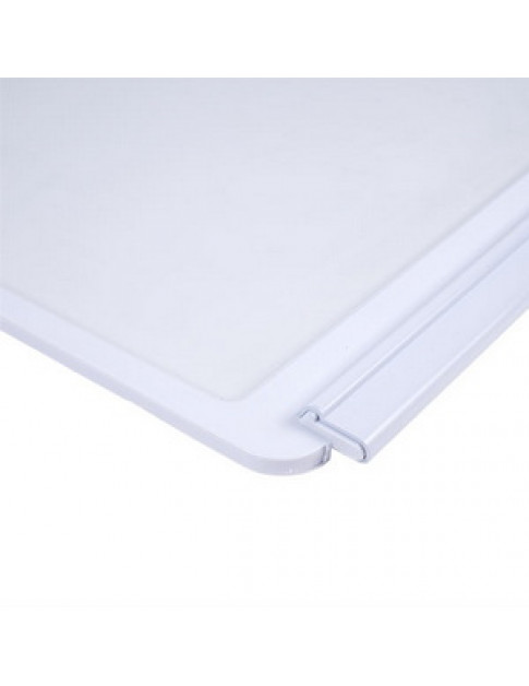 Полиця над ящиком для овочів у холодильник Samsung DA97-12318A 450x440mm (скляна, з обрамленням)