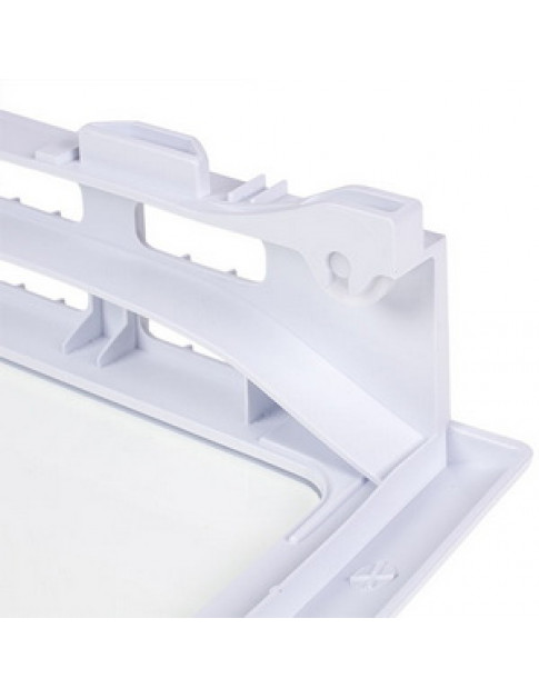 Полиця (нижня) для холодильника Samsung DA97-06440B 470x395mm (скляна, з обрамленням)