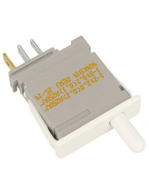 Вимикач світла кнопковий (одинарний_3C HL-404KS) для холодильника Gorenje 498038