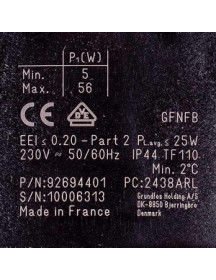 Частотний циркуляційний насос у зборі Grundfos UPM3 25-70 130
