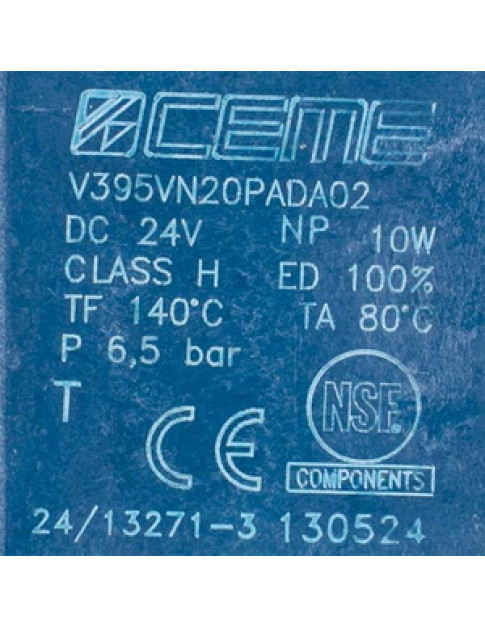 Клапан електромагнітний (3-х ходовий) для кавоварки Philips 421945001441 CEME V395VN20PADA02 230V 24VA