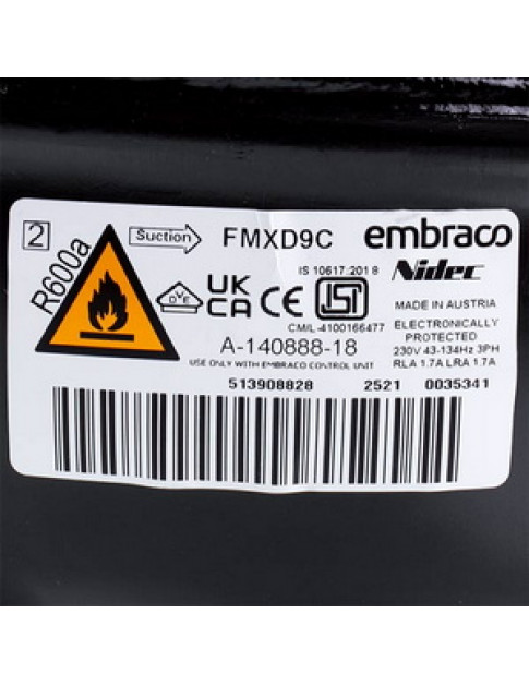 Компресор для холодильника з модулем керування Electrolux 4056021241 FMXD9C (з пусковим реле)