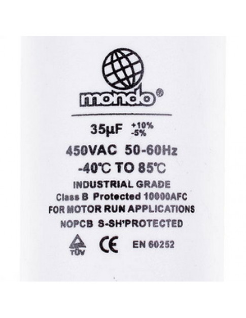 Пусковий конденсатор CBB60 35uF 450V SKL для пральної машини