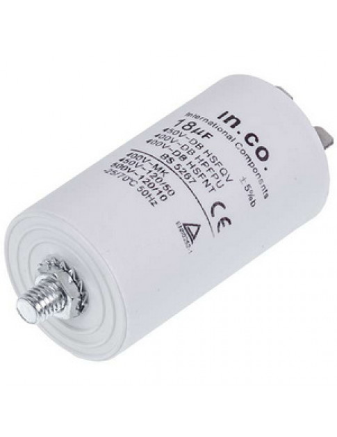 Mondo Пусковий конденсатор CBB60 для пральної машини 18uF 450V