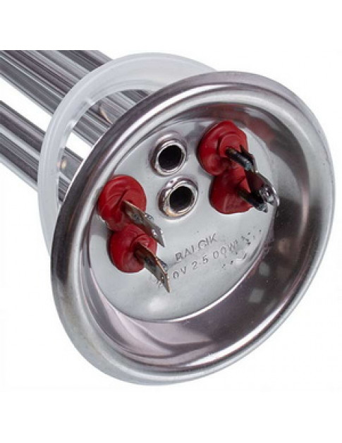 Тен для бойлера FERROLI 1500+1000W (нержавійка) L=300mm, фланець 92mm (під анод M6)