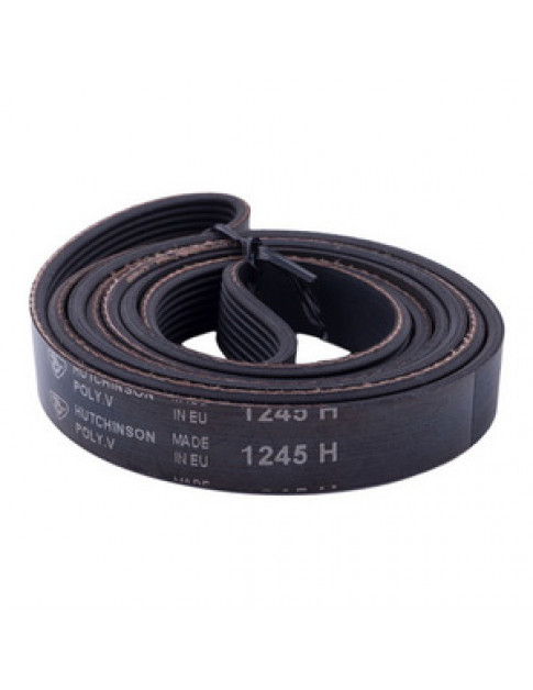 Ремінь для пральної машини 00095592 Hutchinson 1245H8 чорний Ремінь для пральної машини 00095592 Hutchinson 1245H8 чорний