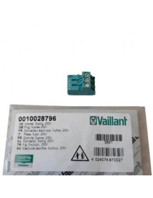 Штекер 3-контактний 230 В для газового конденсаційного котла Vaillant 0010028796