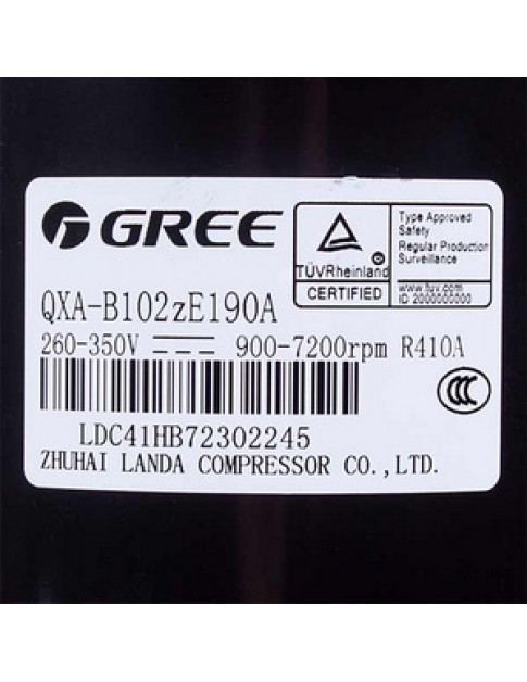 Компресор для кондиціонера Cooper&Hunter (C&H) 00103388 QAX-B102zE190A R410A 260-350V Gree 18