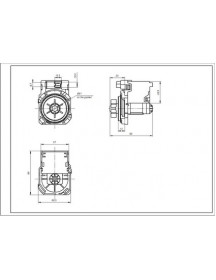 Помпа (насос) для пральної машини Bosch 00142370 Copreci 30W EBS007/0090 0.2A Помпа (насос) для пральної машини Bosch 00142370 Copreci 30W EBS007/0090 0.2A