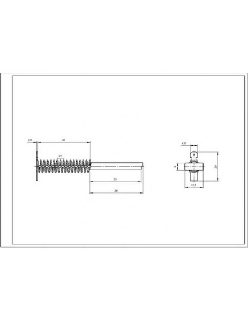 Щітки двигуна (2 шт) для пральної машини Bosch 00154740