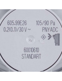 Реле тиску повітря (пресостат) Huba Control 105/90 Па для газового котла Vaillant 0020018138