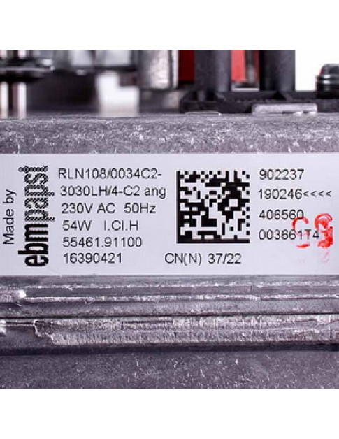 Вентилятор Ebmpapst RLN108/0034C2 54 Вт ля газового котла Vaillant turbo TEC/MAX Pro/Plus 0020020008