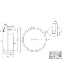 Розширювальний бак 10 л 1/2” для газового котла Protherm Lion/Medved 0020027587