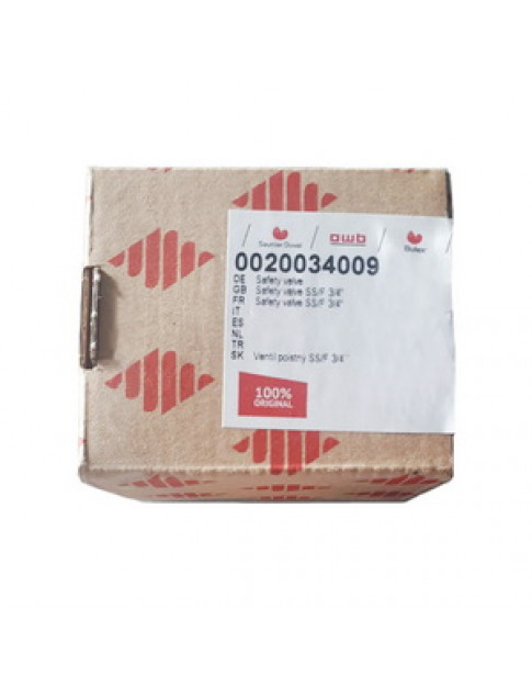 Запобіжний клапан 3 бар SS/F 3/4