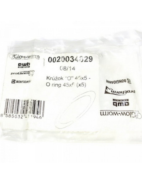 Набір прокладок O-Ring 45*5 мм (5 шт.) для ТЕНа електричного котла Protherm Скат v.11, 13, 14 0020034829