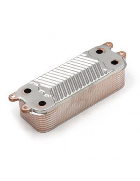 Теплообмінник пластинчастий ГВП (19 пластин) для газового котла Vaillant Atmo/Turbo/Eco TEC Plus 0020038572