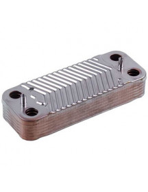 Теплообмінник пластинчастий ГВП (12 пластин) для газового котла Protherm Пантера v.15, 17 0020043598