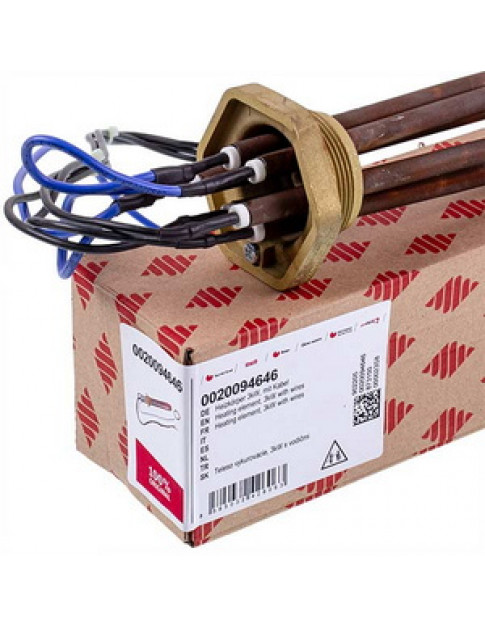 ТЕН 3 кВт 1 1/2&apos&apos для електричного котла Protherm Скат v.13, 14, Vaillant eloBLOCK v.14 0020094646