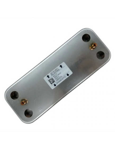 Теплообмінник пластинчастий ГВП (10 пластин) для газового котла Protherm Рись, Ягуар 0020119605 Теплообмінник пластинчастий ГВП (10 пластин) для газового котла Protherm Рись, Ягуар 0020119605