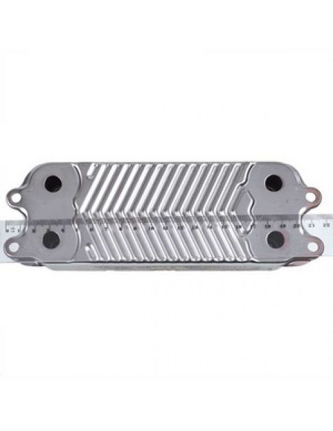 Теплообмінник пластинчастий ГВП (16 пластин) для газового котла Vaillant, Protherm, Saunier Duval Themaclassic 0020186153