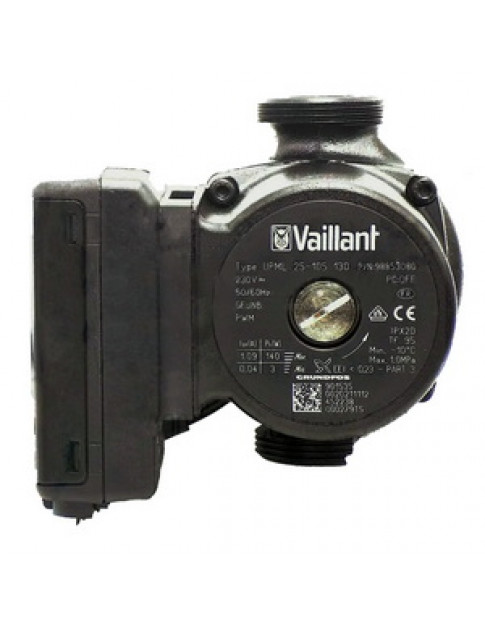 Частотний насос у зборі Grundfos UPML 25-105 130 для конденсаційного котла Vaillant ecoTec plus VU 656 0020211454 Частотний насос у зборі Grundfos UPML 25-105 130 для конденсаційного котла Vaillant ecoTec plus VU 656 0020211454