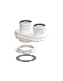 Перехідник (адаптер) коаксіального димоходу для газового котла Vaillant turboFIT VUW 242/5-2 0020253012