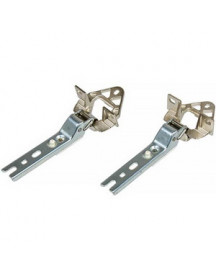 Комплект петель дверей (верхня + нижня) для холодильника Bosch 00268698