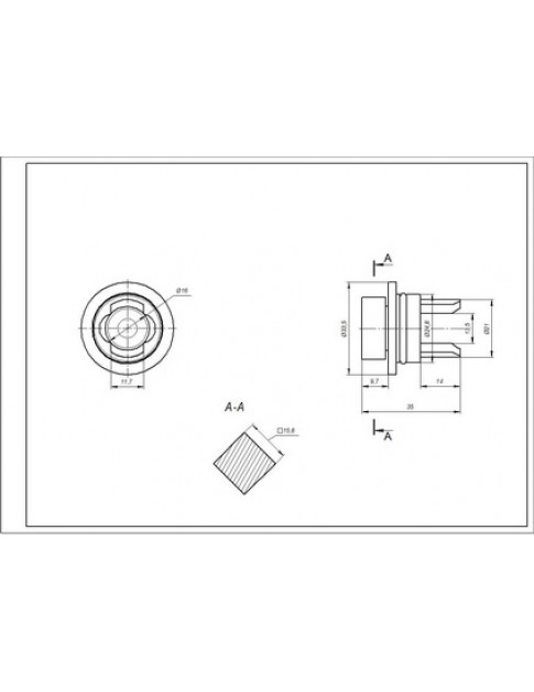 Муфта запобіжна для м&aposясорубки Bosch 00418076 (без отвору)