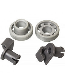 Колесо (2шт) з тримачами ящика для посудомийної машини Bosch 00424717