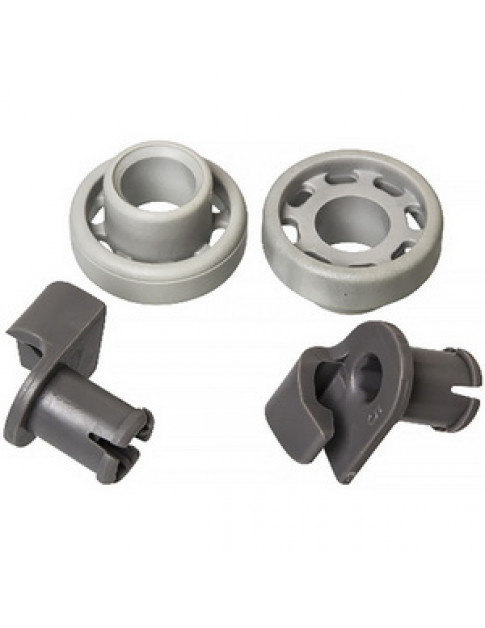 Колесо (2шт) з тримачами ящика для посудомийної машини Bosch 00424717