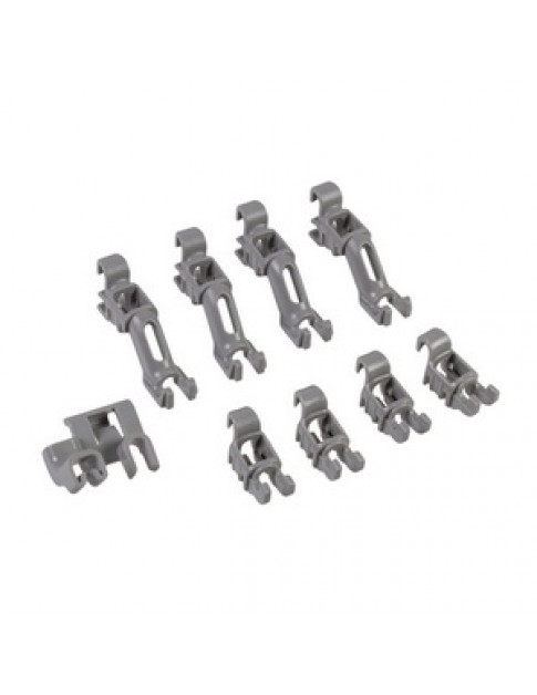 Зажими нижніх відкидних тримачів для посуди (4 шт) 00632372 посудомийної машини Bosch