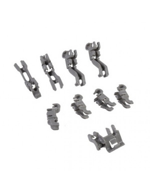 Зажими нижніх відкидних тримачів для посуди (4 шт) 00632372 посудомийної машини Bosch