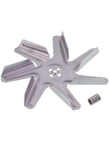 Крильчатка вентилятора для духовки Bosch 00650472 (металева) D=150mm d отв.=6mm Крильчатка вентилятора для духовки Bosch 00650472 (металева) D=150mm d отв.=6mm